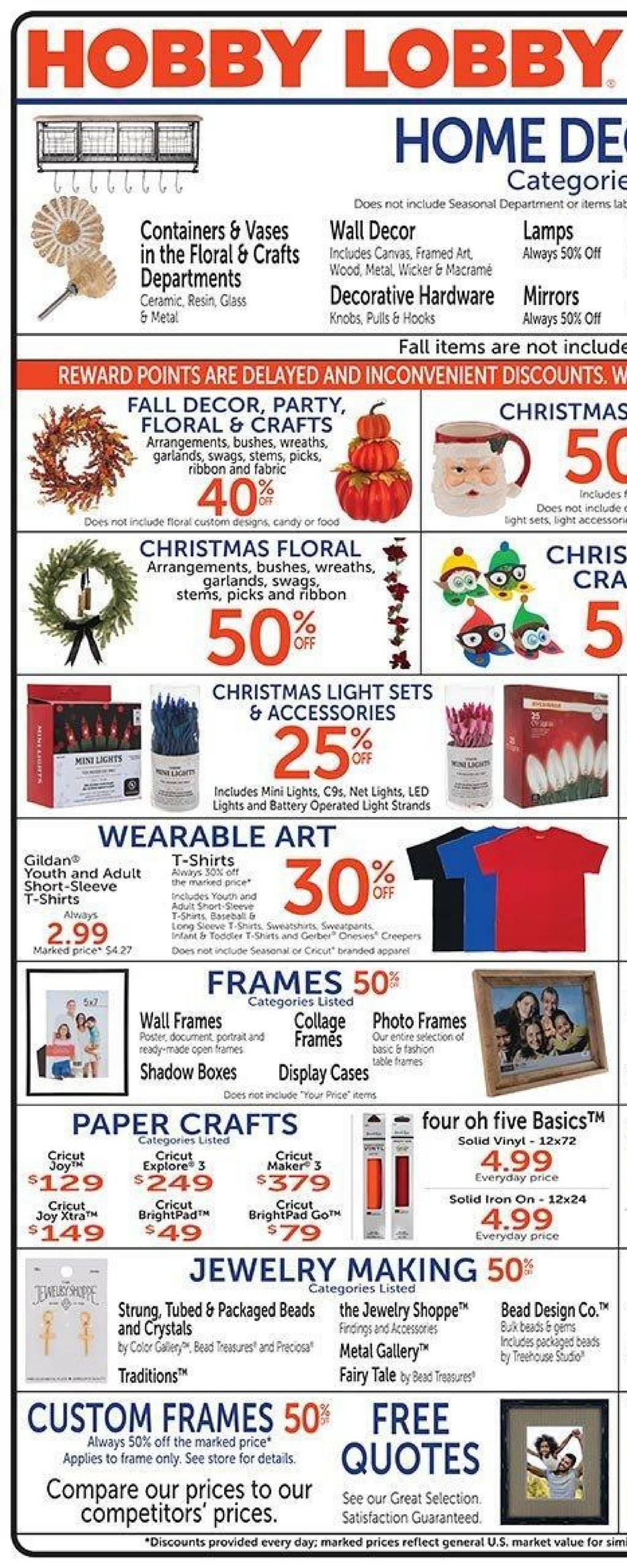 Hobby Lobby Ad Weekly August 25 31, 2024 WeeklyAds2