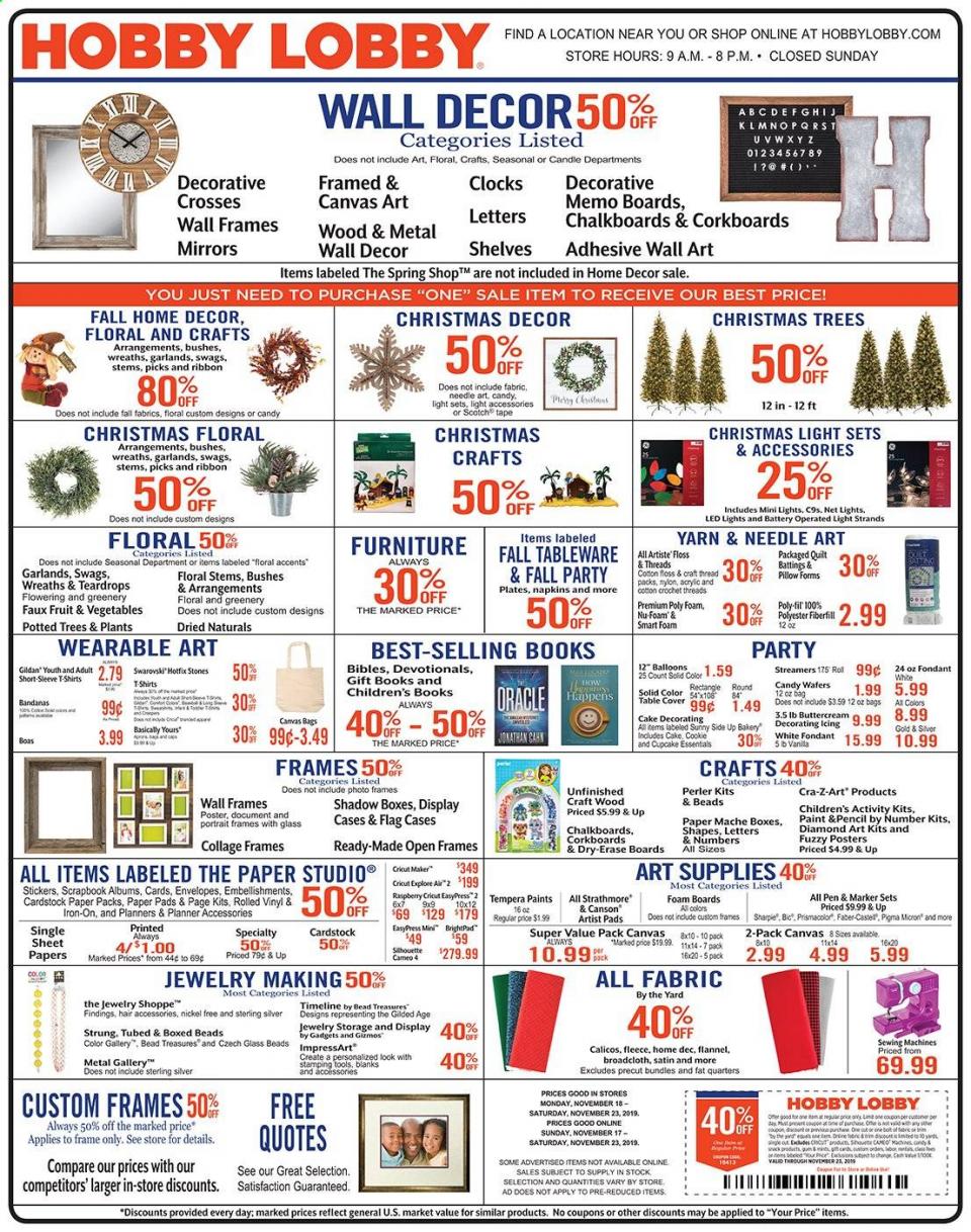 Hobby Lobby Ad