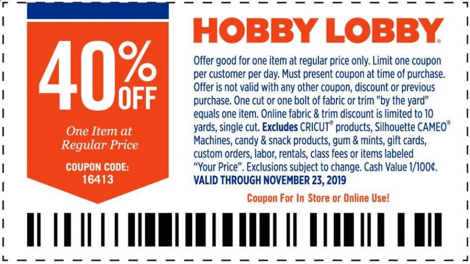 Hobby Lobby Ad