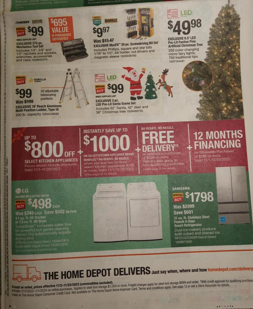 Home Depot Ad