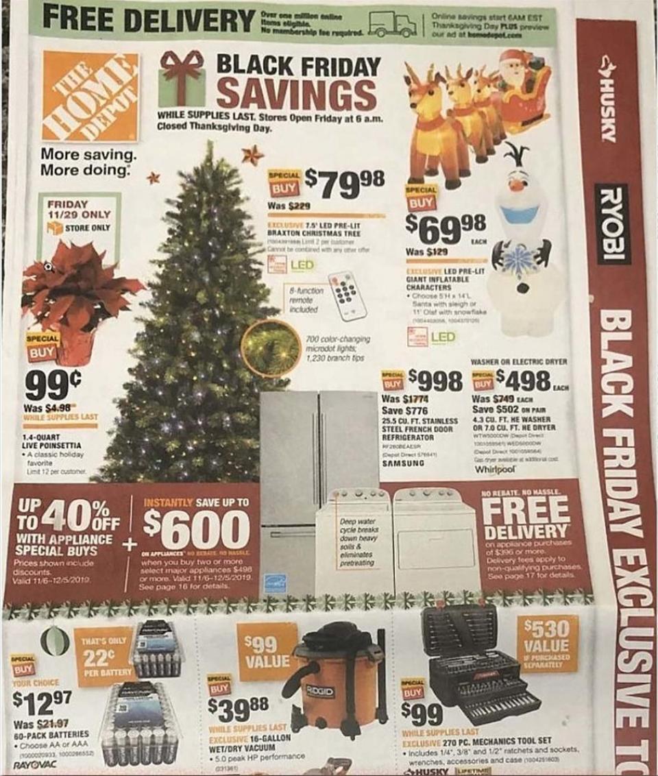 Home Depot Ad