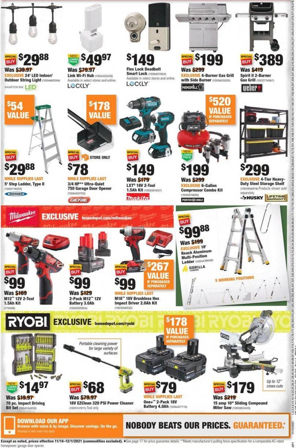 Home Depot Ad page 36