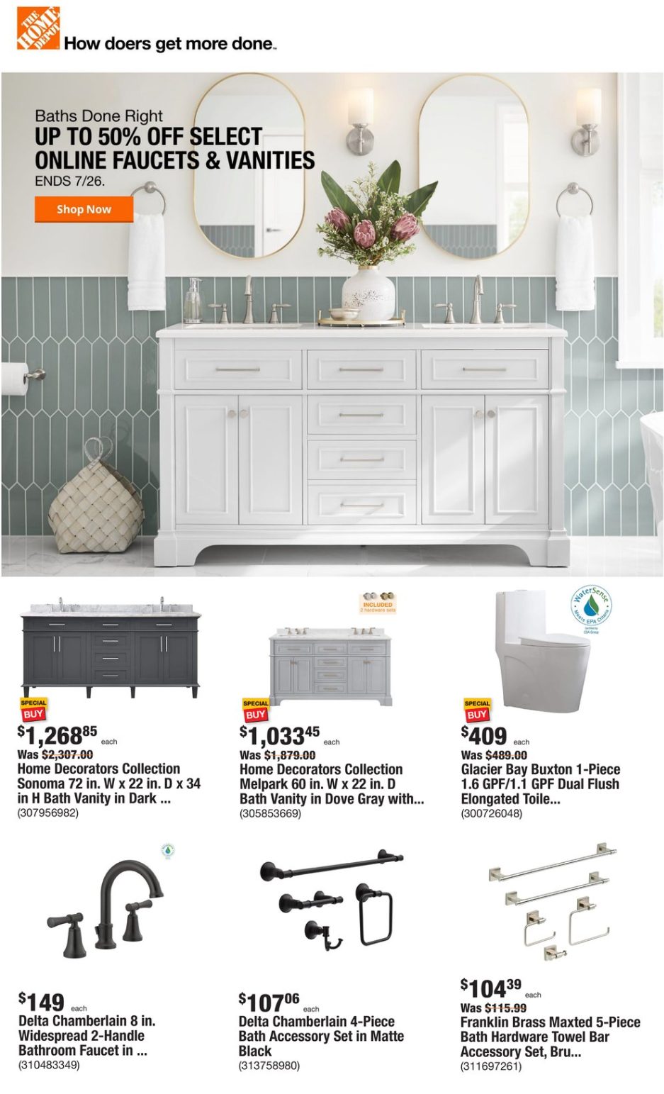 Home Depot Ad