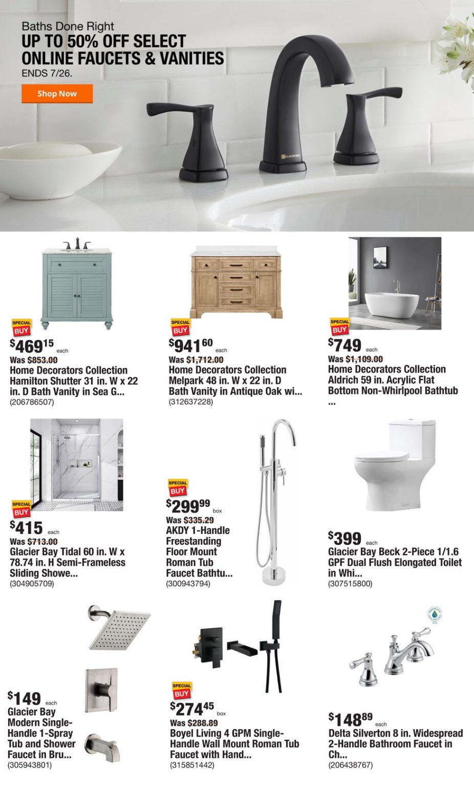 Home Depot Ad