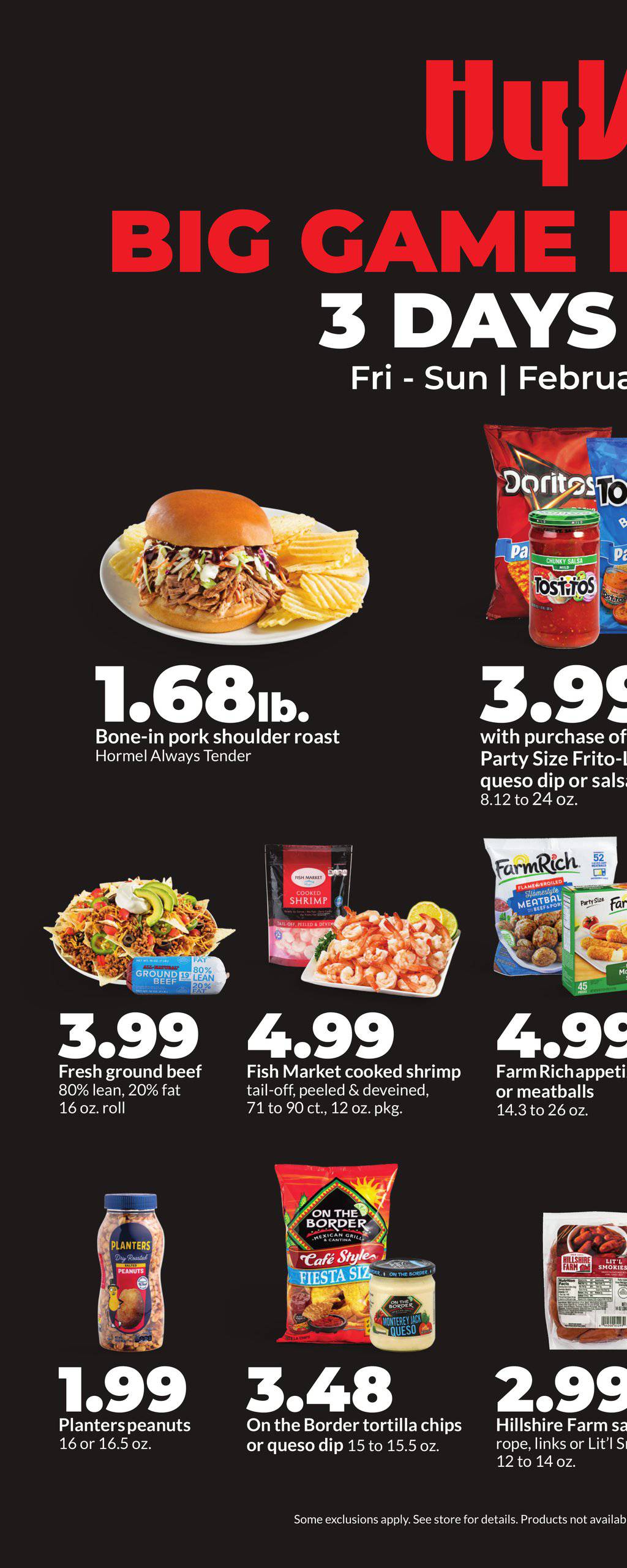 Vee Ad Hy-vee Ad Big Game Bargains February 7 - 9, 2025 | WeeklyAds2