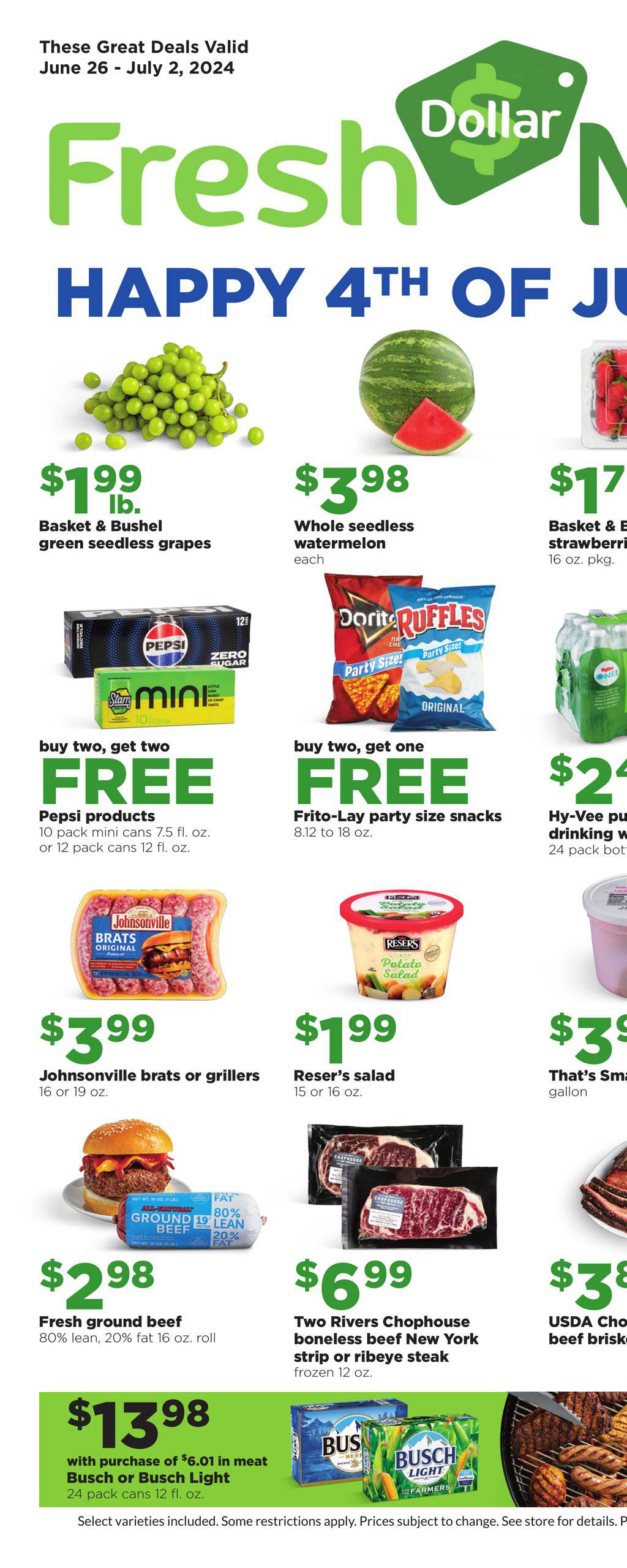 Vee Ad Hy-Vee Weekly Ad June 26 - July 2, 2024 | WeeklyAds2