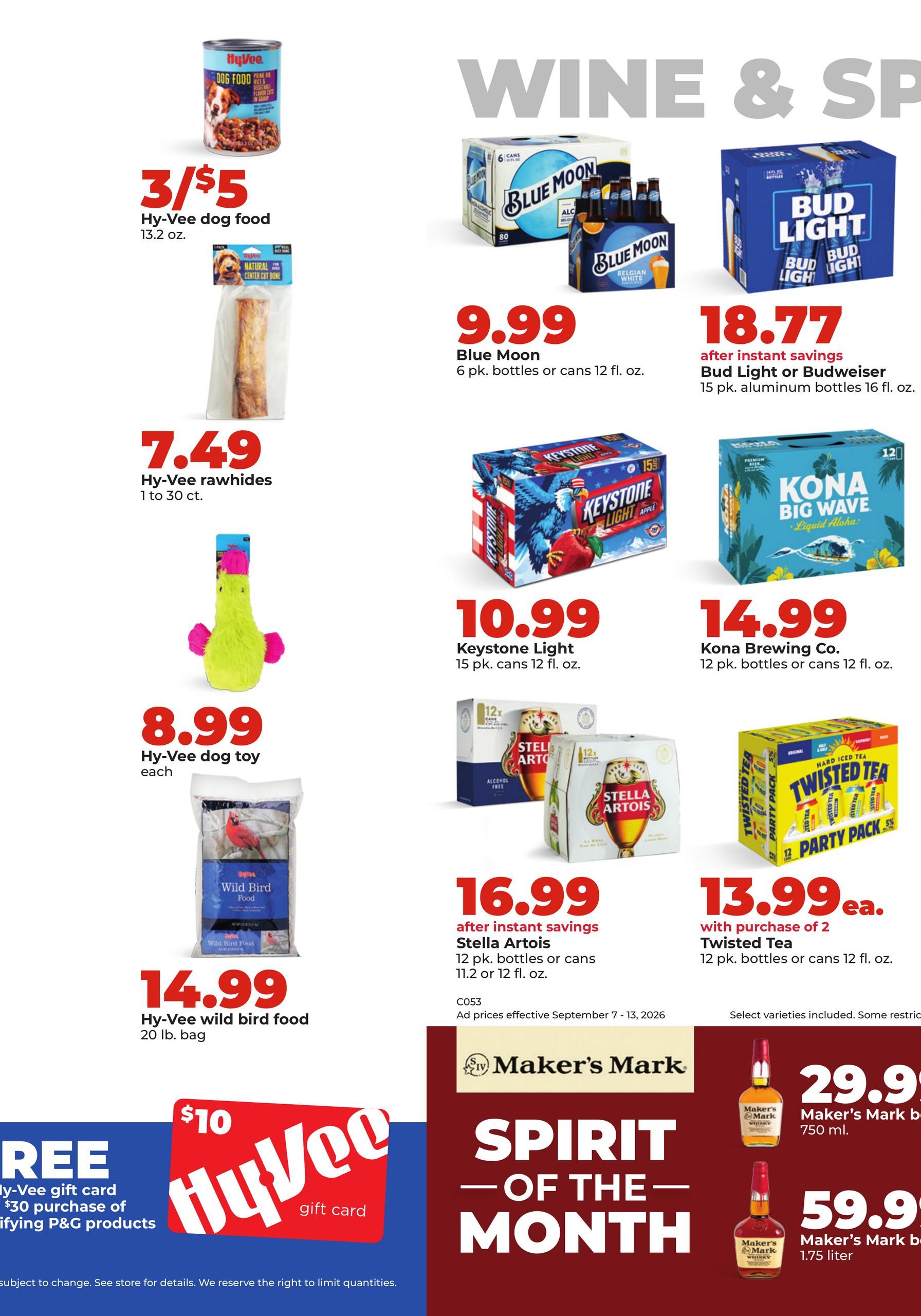 Hy-Vee Weekly Ad September 7 - 13, 2026 page 48