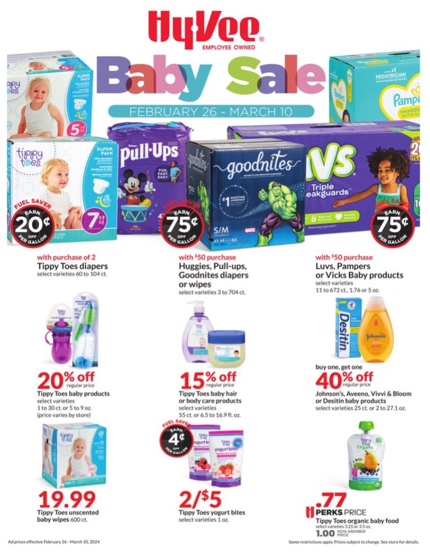 Vee Ad Hy-Vee Ad Baby Sale Mar 6 - 10, 2024 | WeeklyAds2