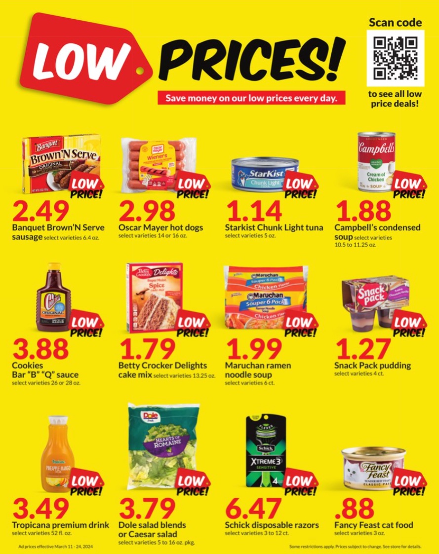Vee Ad Hy-Vee Ad Low Prices Mar 11 - 24, 2024 | WeeklyAds2