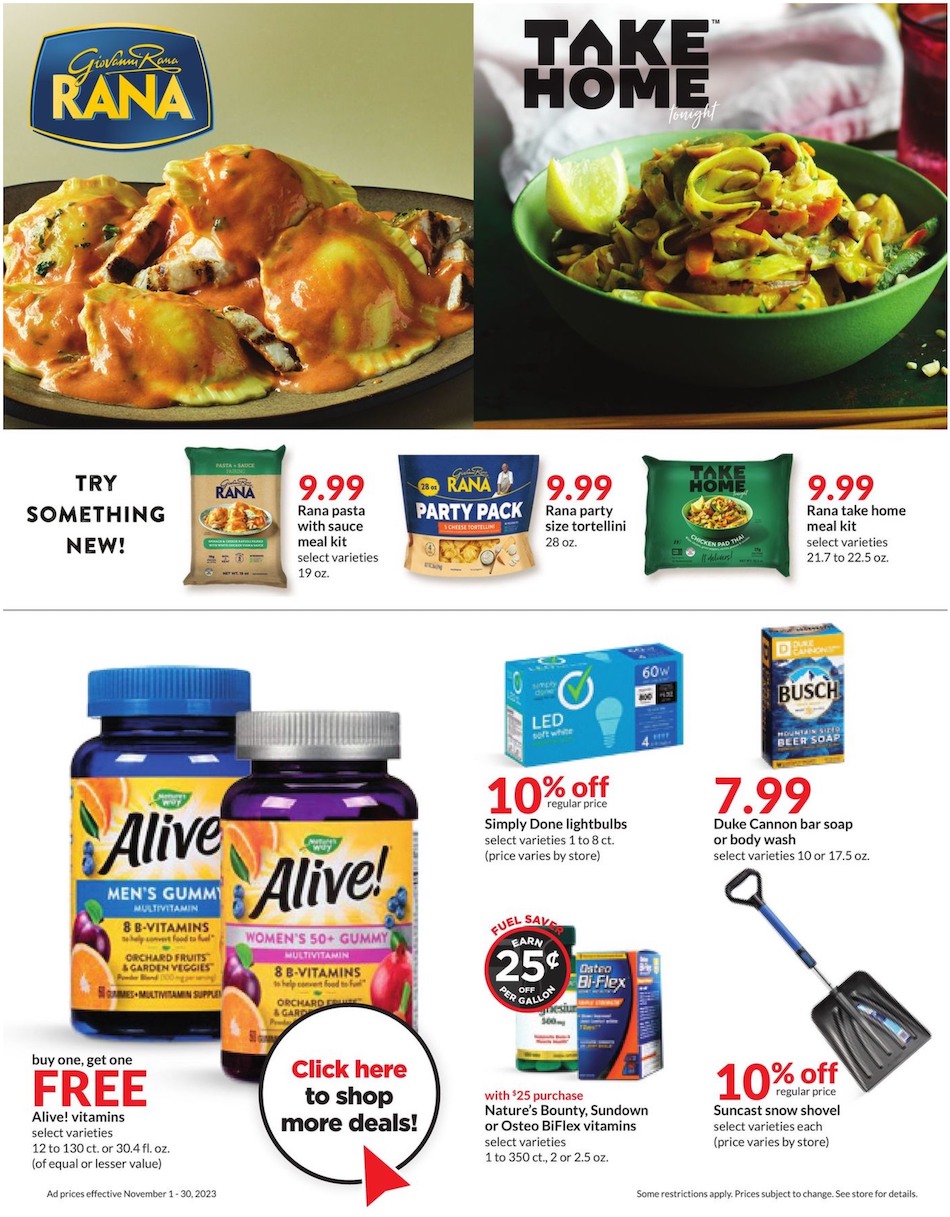 Hy-Vee Holiday Ad November 2023 page 13