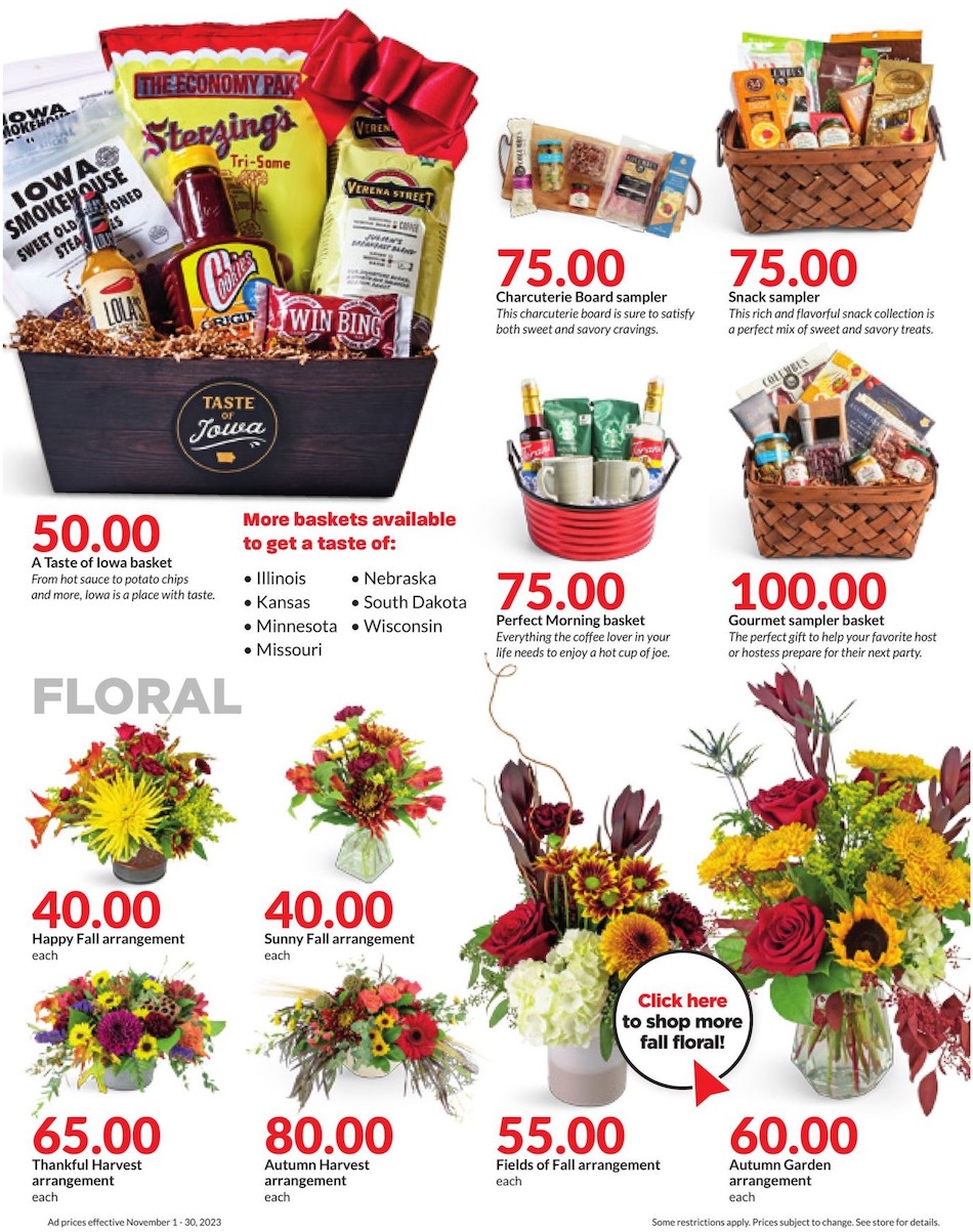 Hy-Vee Holiday Ad November 2023 page 7