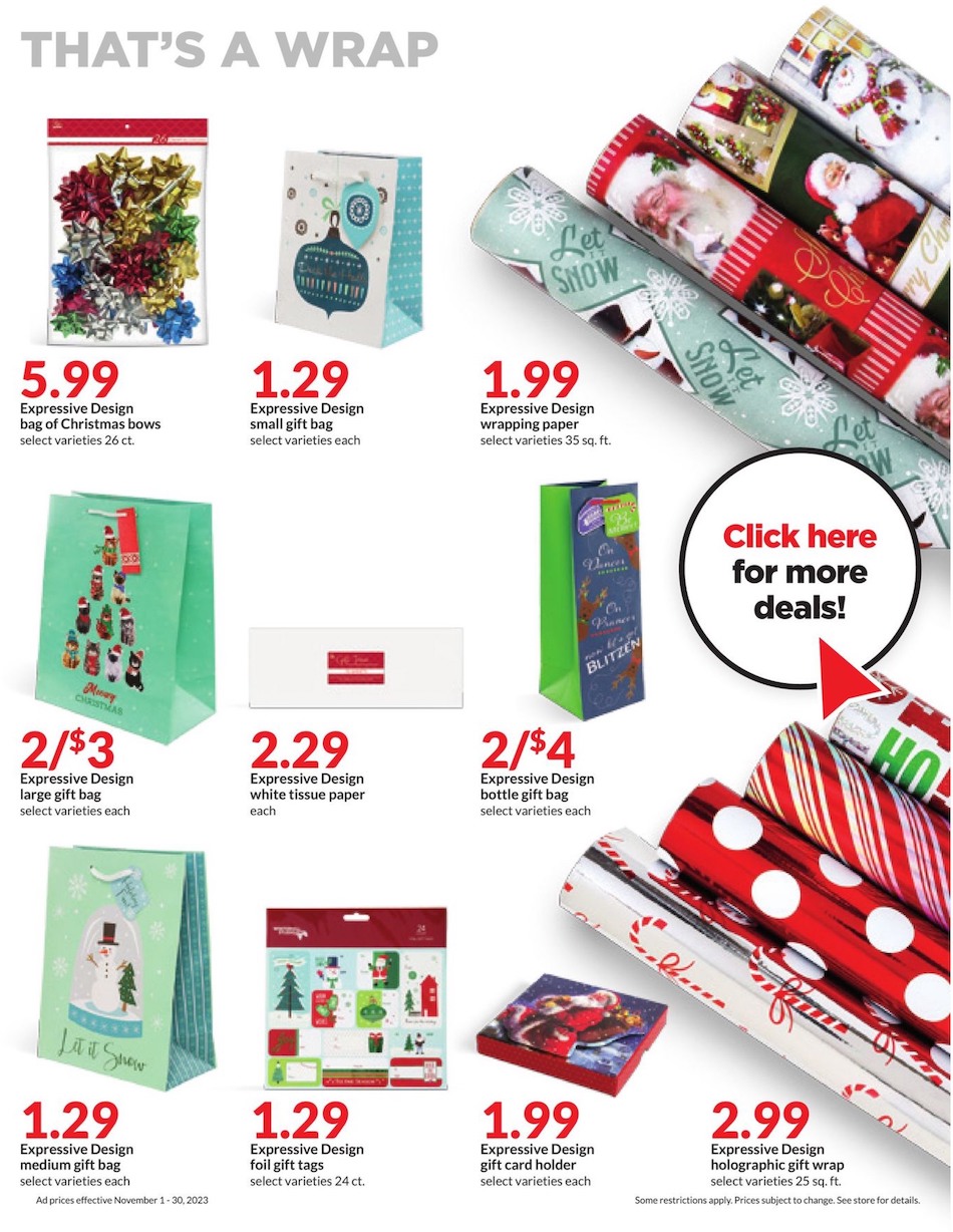 Hy-Vee Holiday Ad November 2023 page 8