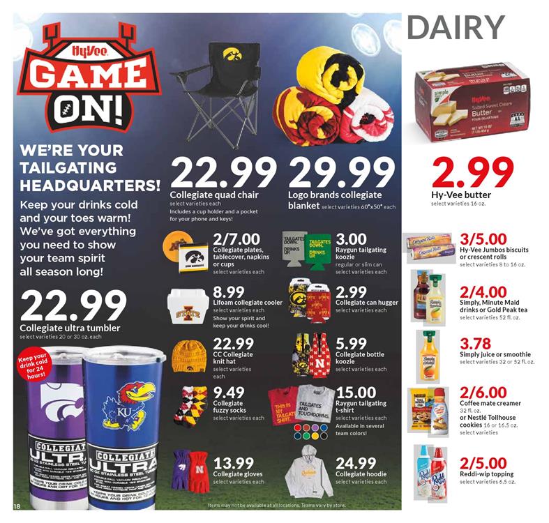 Hy-vee Ad page 18