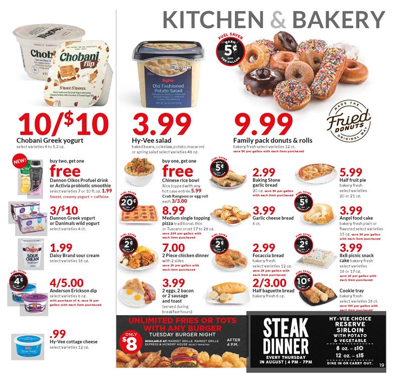 Hy-vee Ad page 19