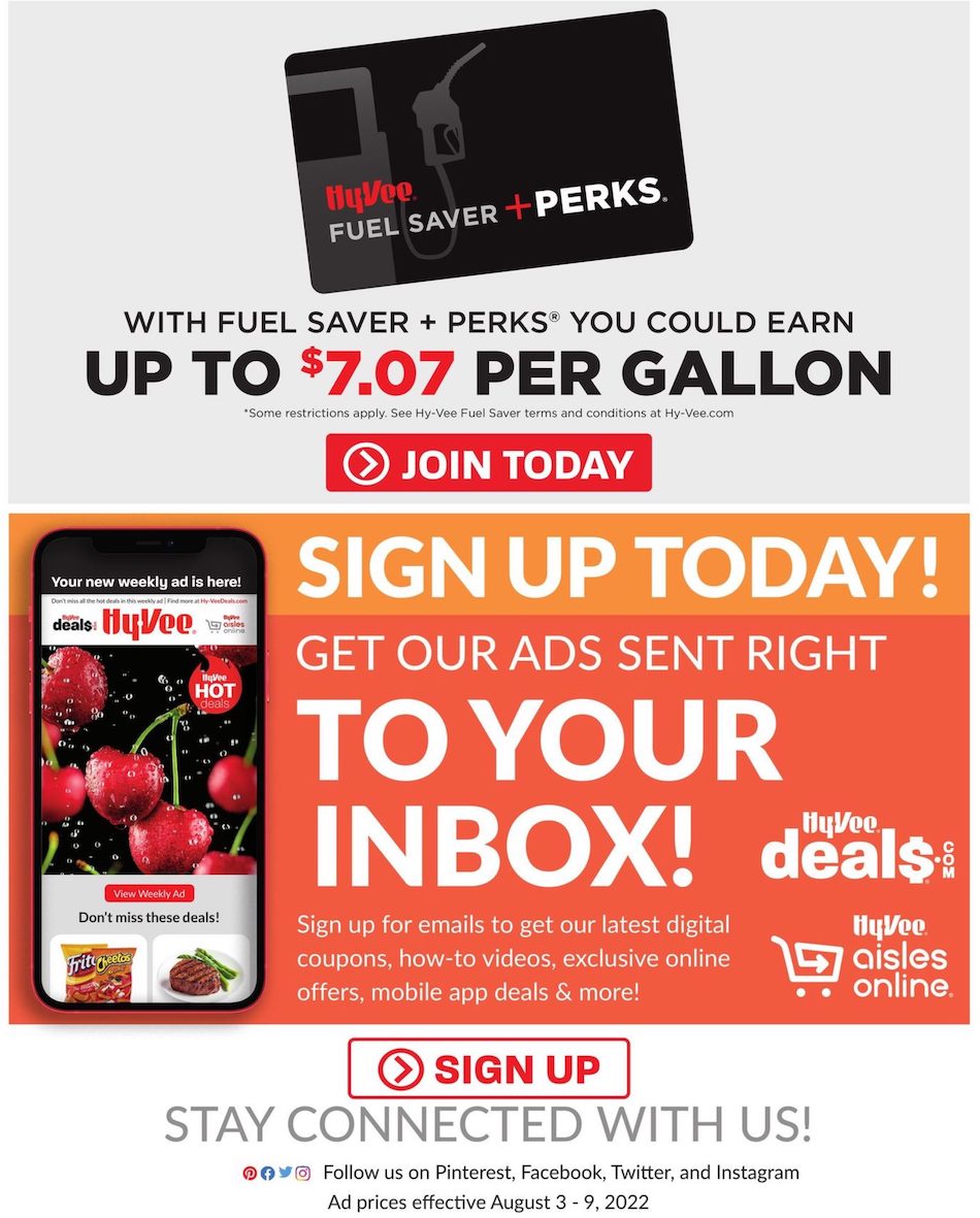 Hy-vee Ad