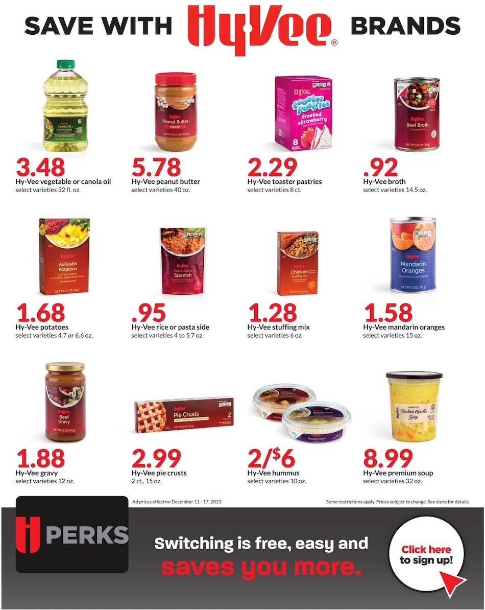 Hy-Vee Weekly Ad Dec 11 - 17, 2023 page 14