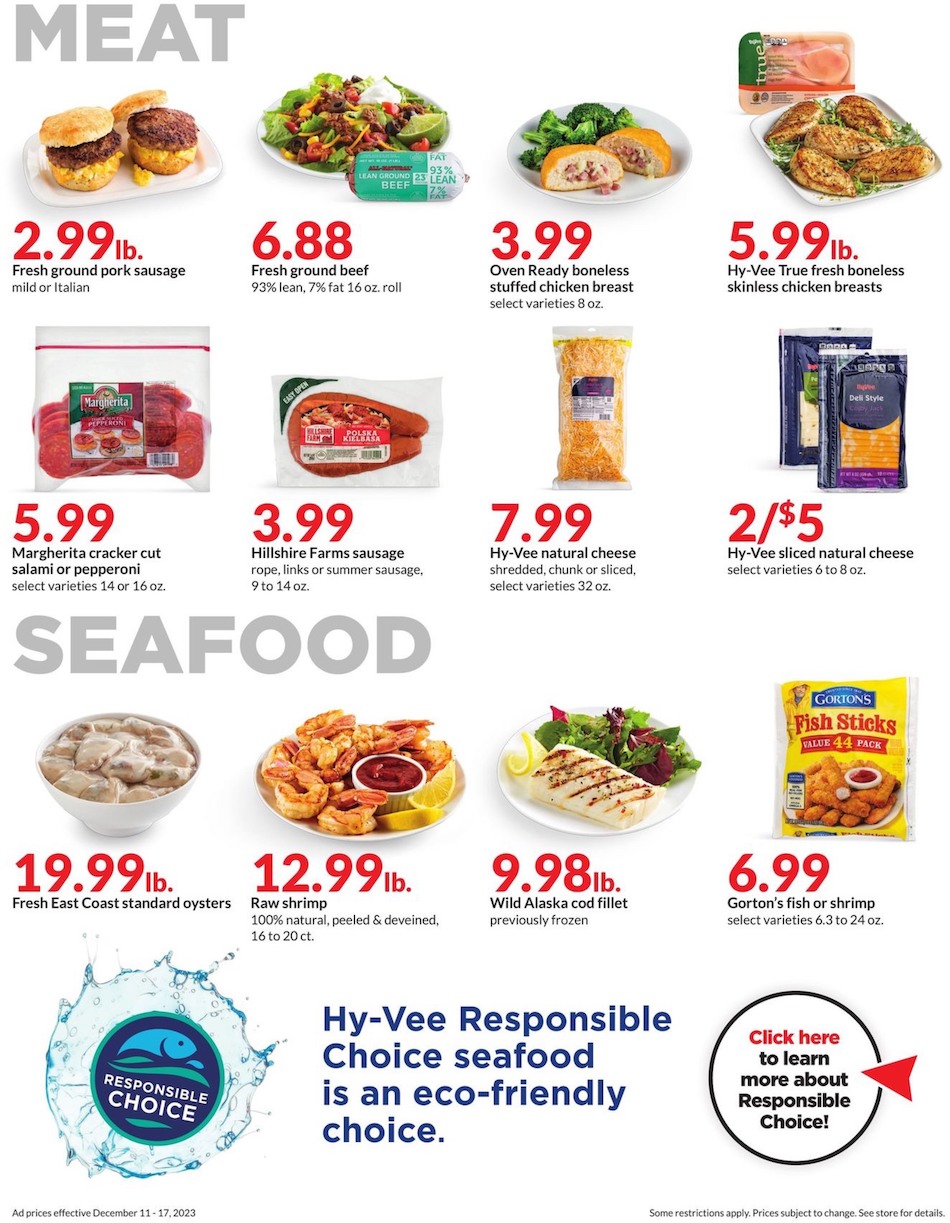 Hy-Vee Weekly Ad Dec 11 - 17, 2023 page 16