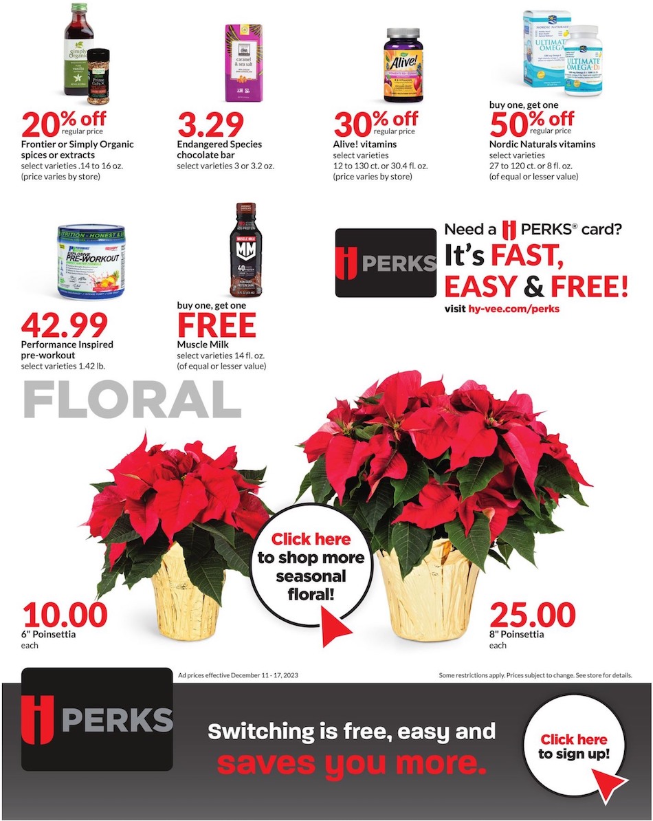 Hy-Vee Weekly Ad Dec 11 - 17, 2023 page 21