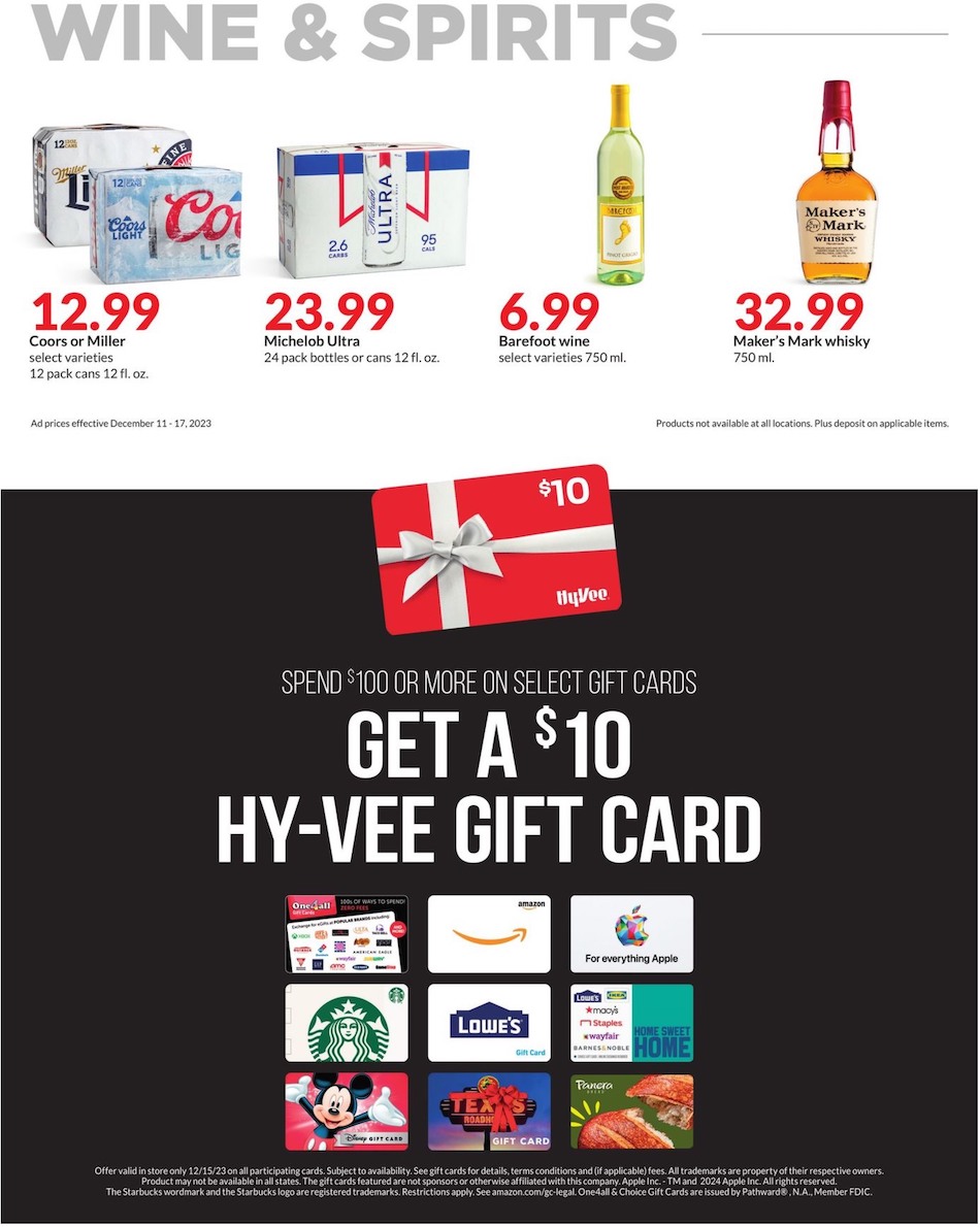 Hy-Vee Weekly Ad Dec 11 - 17, 2023 page 8