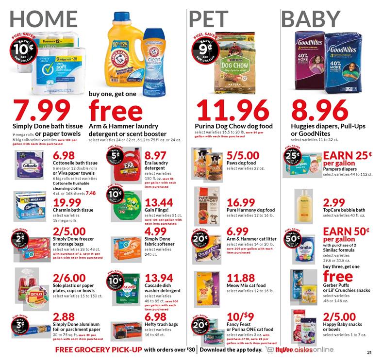 Hy-vee Ad page 21