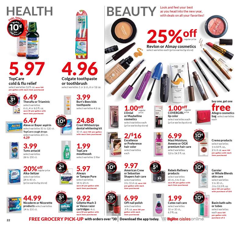 Hy-vee Ad page 22