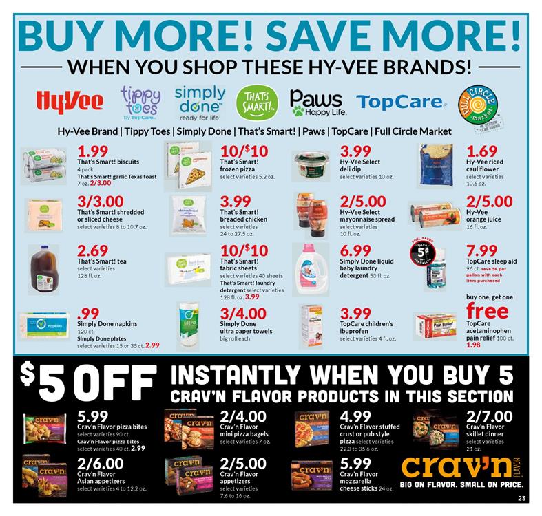 Hy-vee Ad page 23