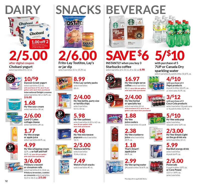 Hy-vee Ad page 12