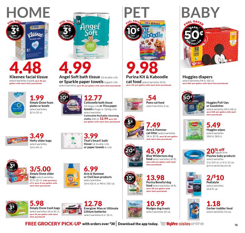 Hy-vee Ad page 15