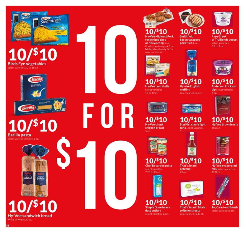 Hy-vee Ad page 18