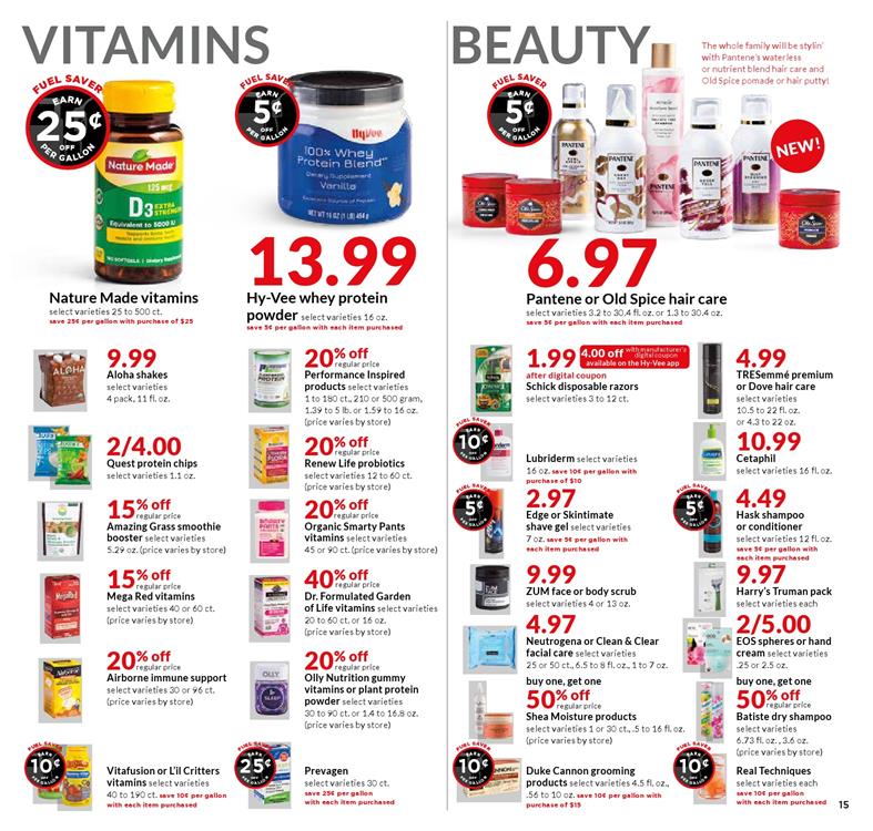 Hy-vee Ad page 15