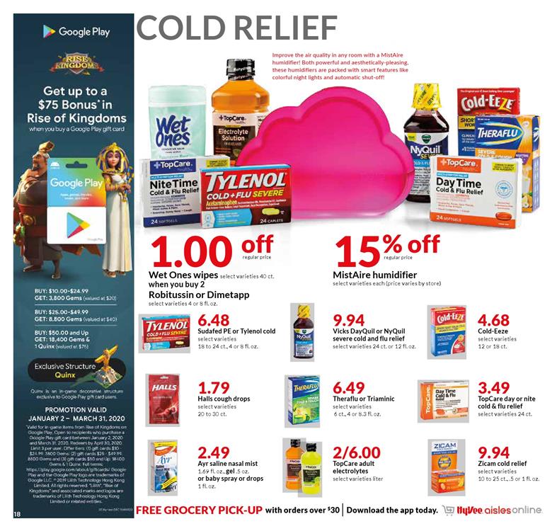 Hy-vee Ad page 18