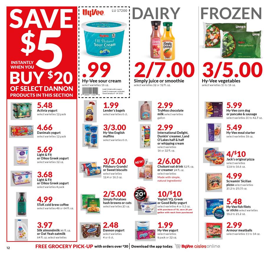 Hyvee Weekly Ad Jan 8 - 14, 2020 page 12