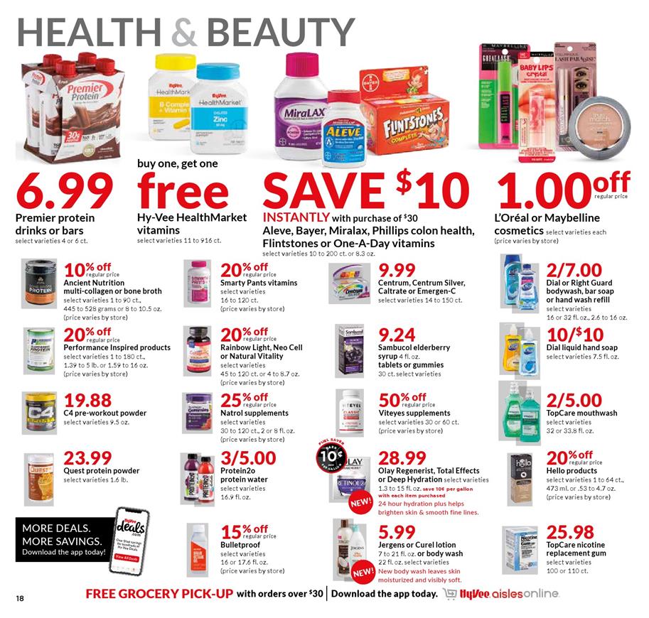 Hyvee Weekly Ad Jan 8 - 14, 2020 page 18