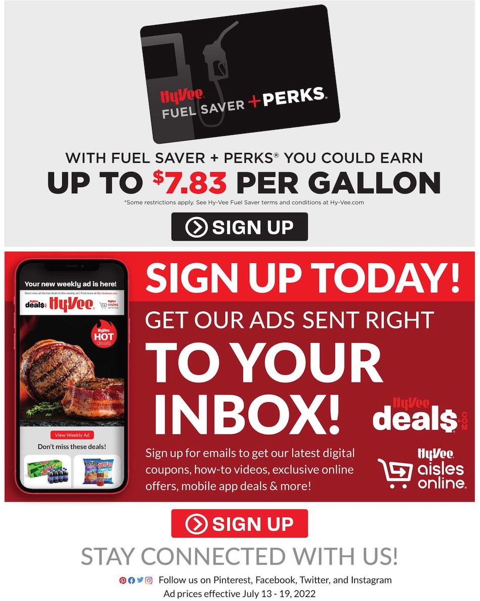 Hy-vee Ad
