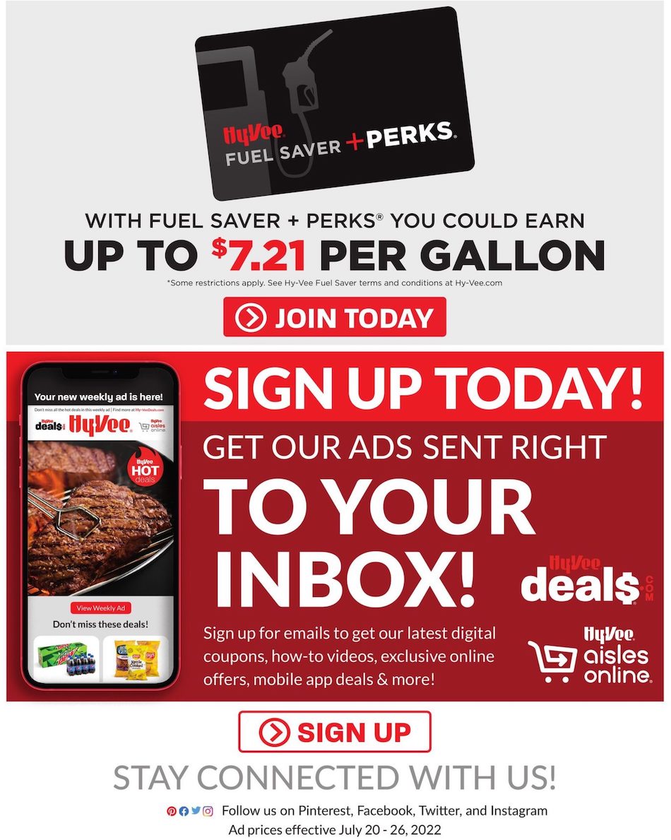 Hy-vee Ad