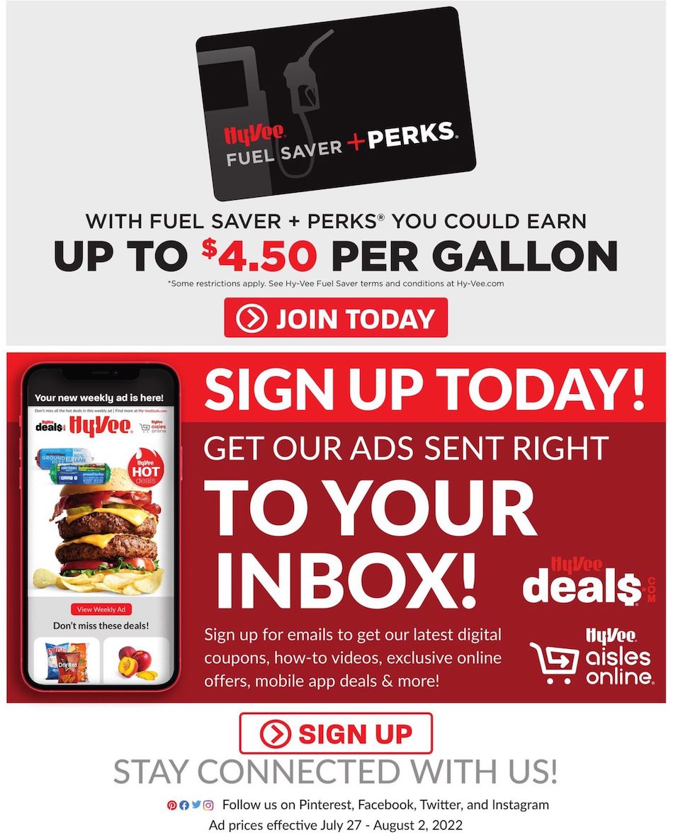 Hy-vee Ad