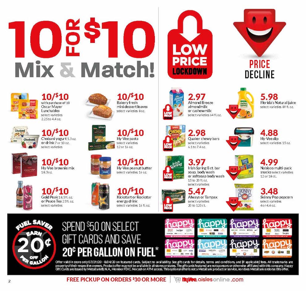 Hy-vee Ad