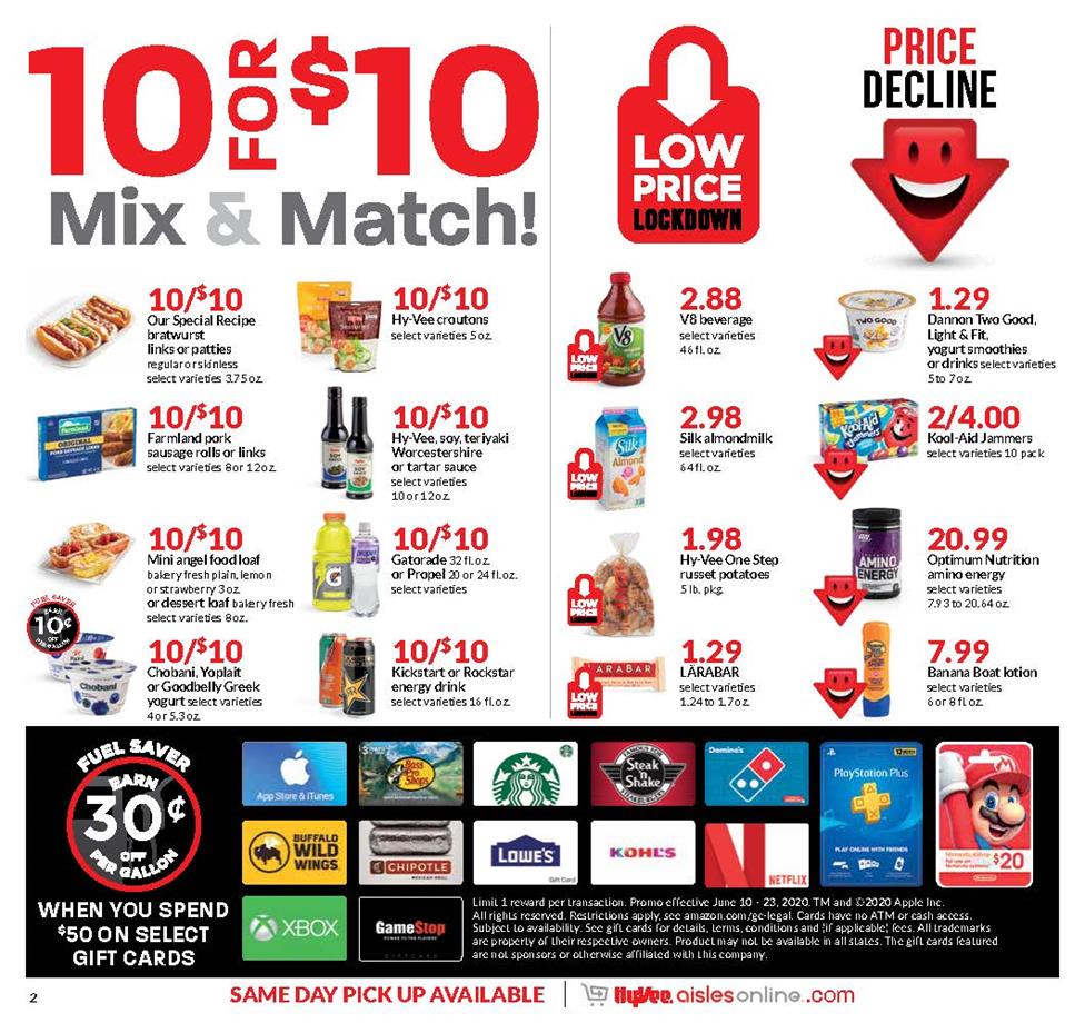 Hy-vee Ad