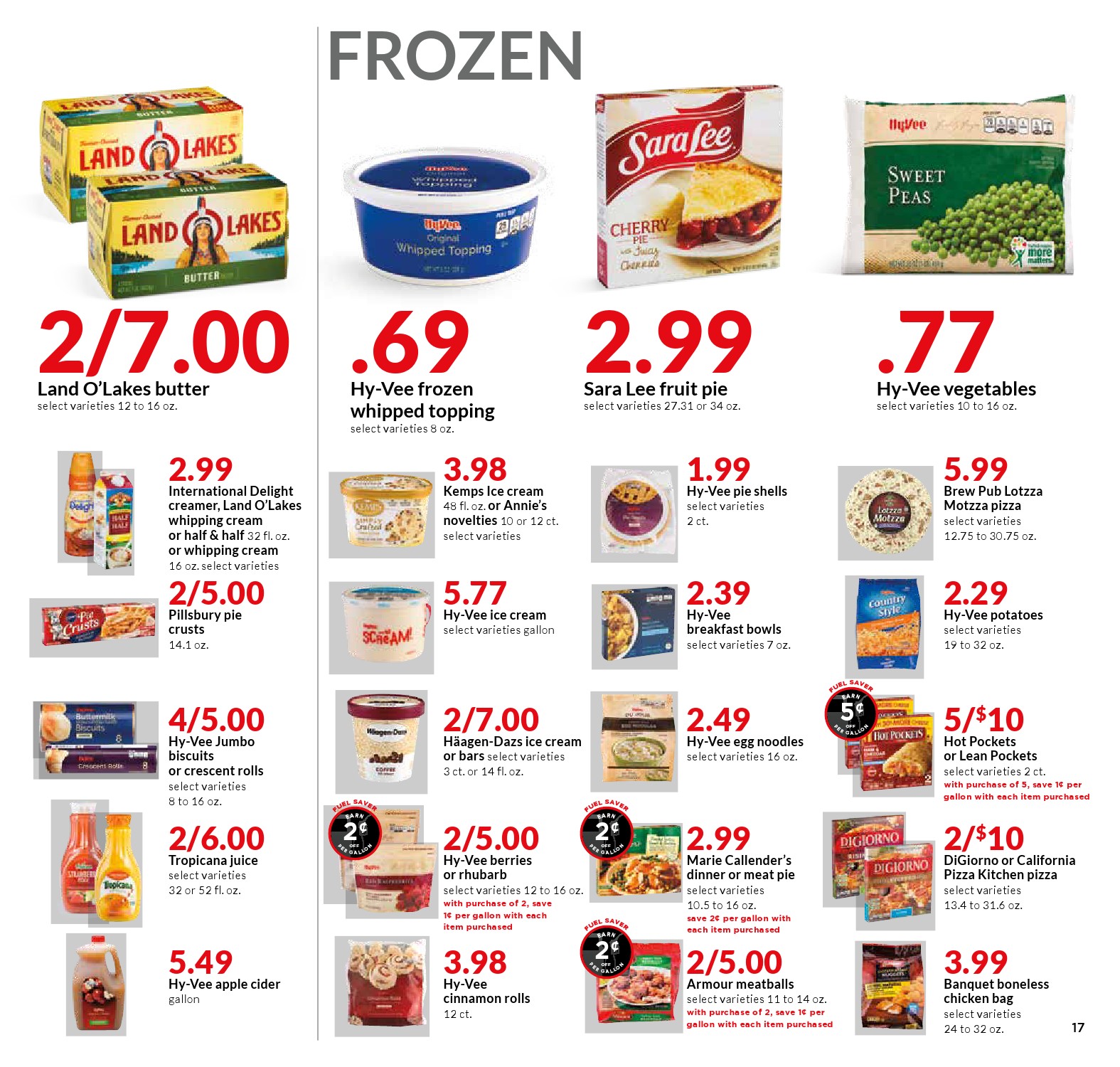 Hy-vee Ad page 17