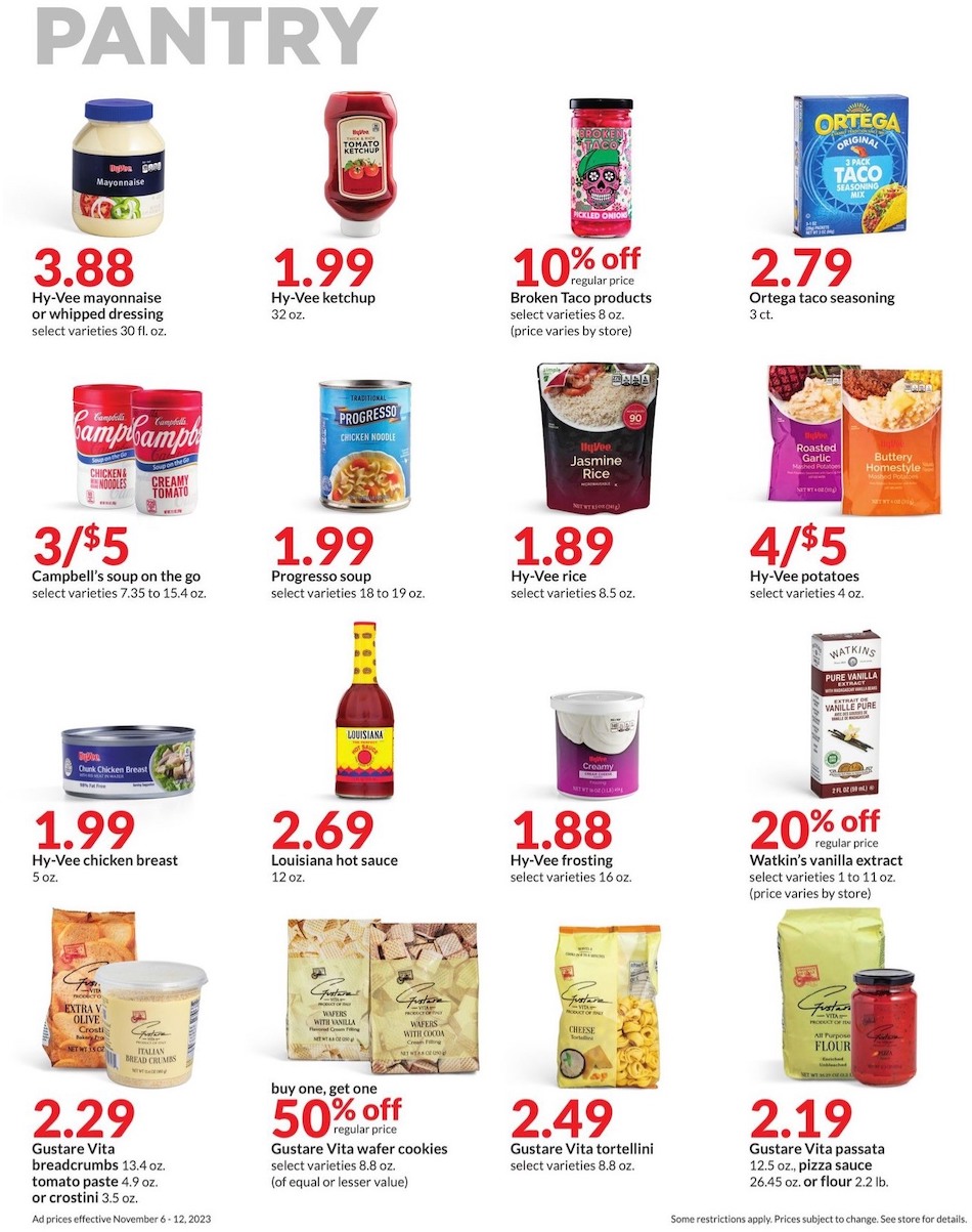 Hy-Vee Weekly Ad Nov 6 - 12, 2023 page 16
