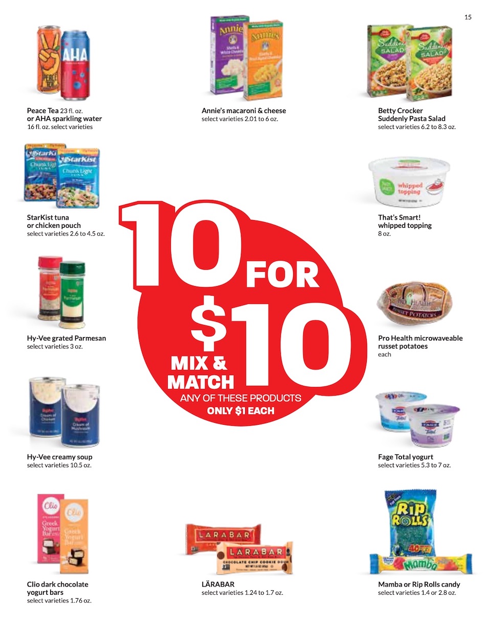 Hy-vee Ad page 15