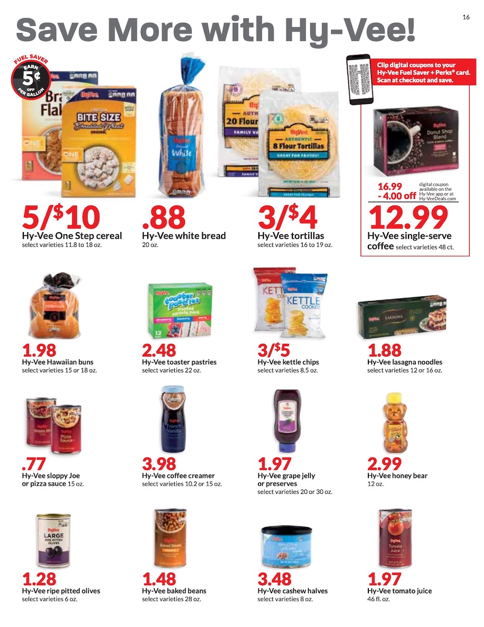 Hy-vee Ad page 16
