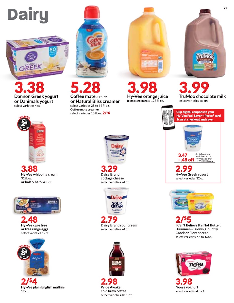 Hy-vee Ad page 22