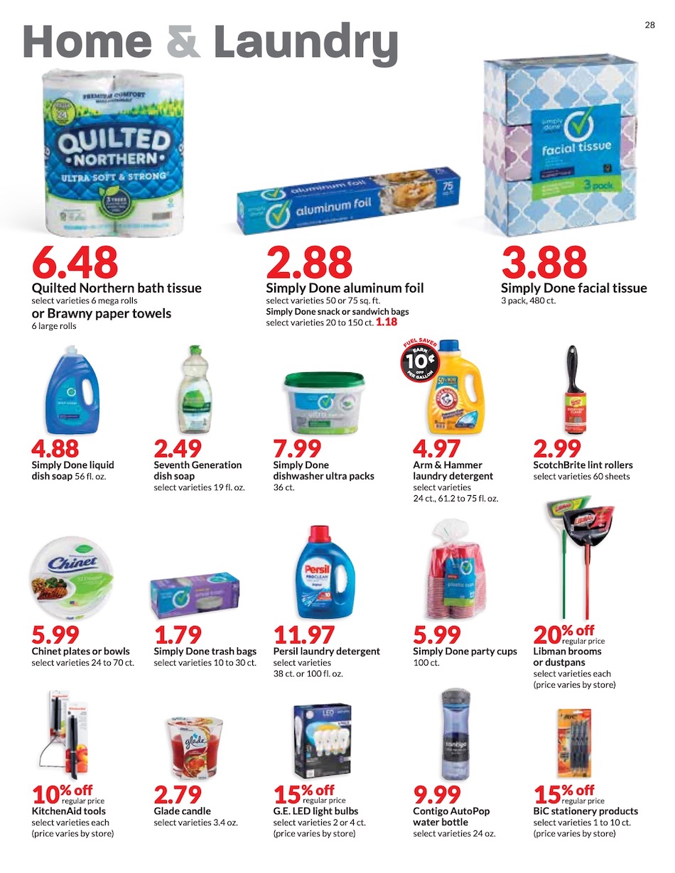 Hy-vee Ad page 28