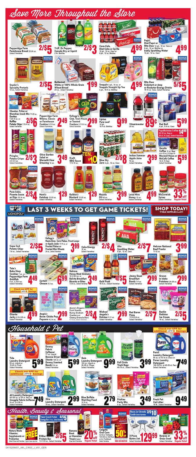 Jewel-Osco Ad Apr 15 - 21, 2020 page 3
