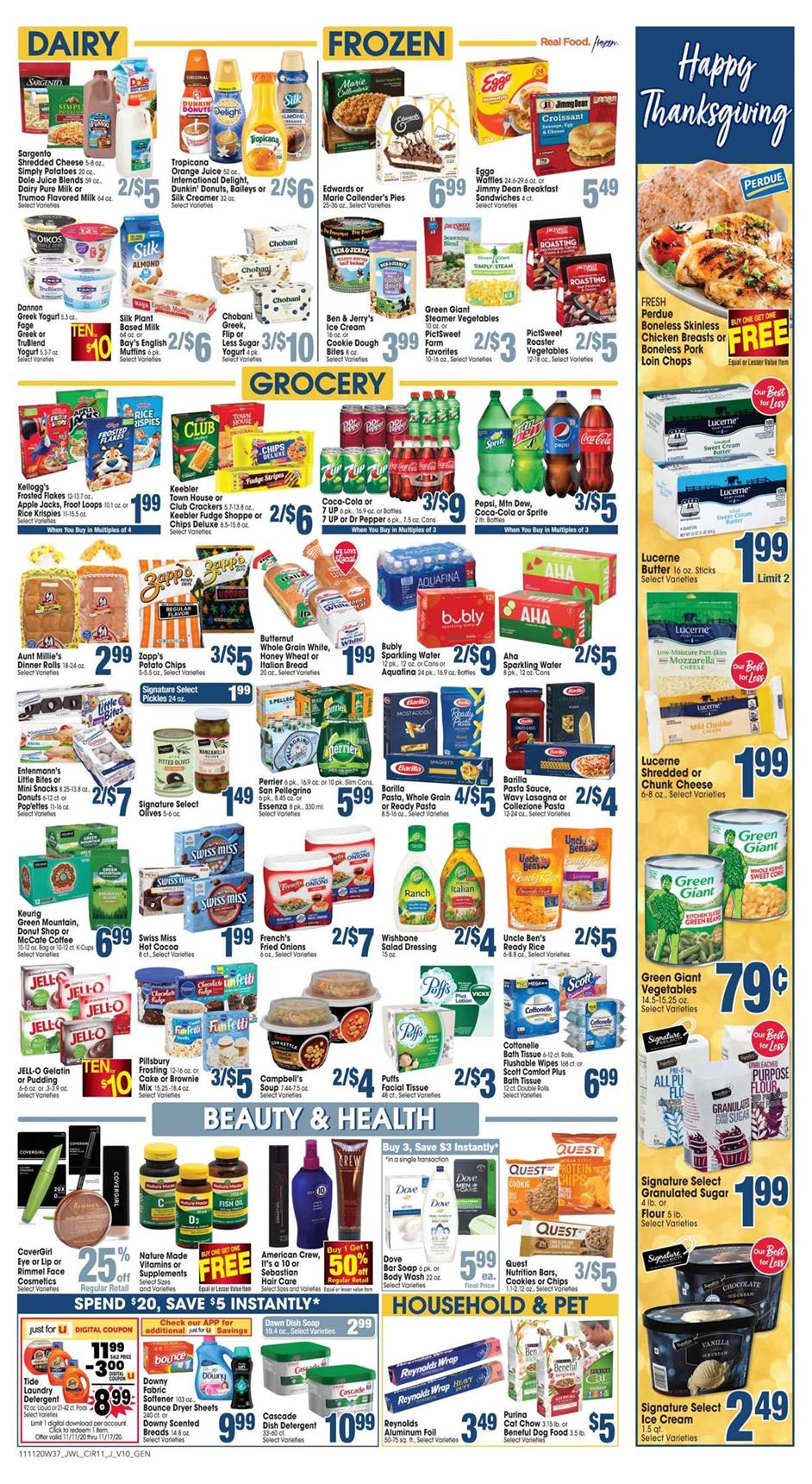Jewel-Osco Ad Nov 11 - 17, 2020 page 11