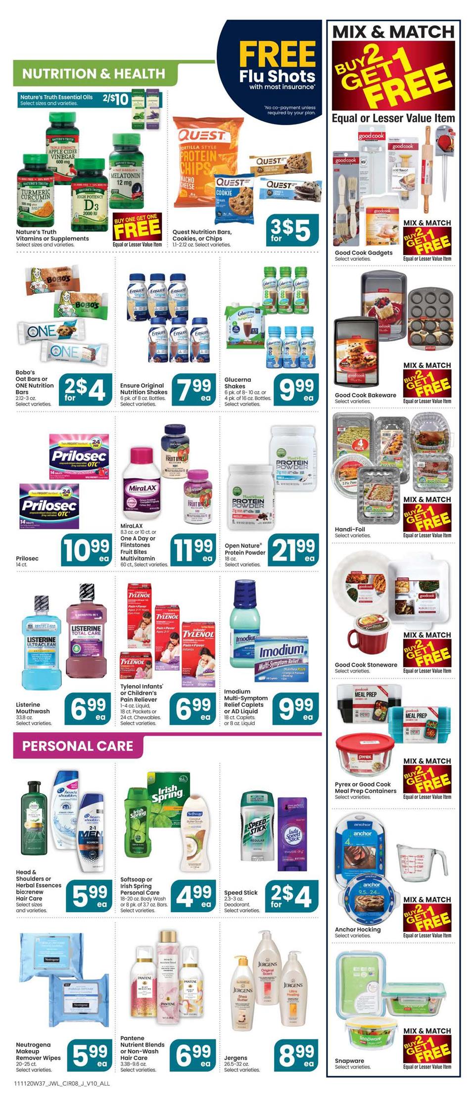 Jewel-Osco Ad Nov 11 - 17, 2020 page 8