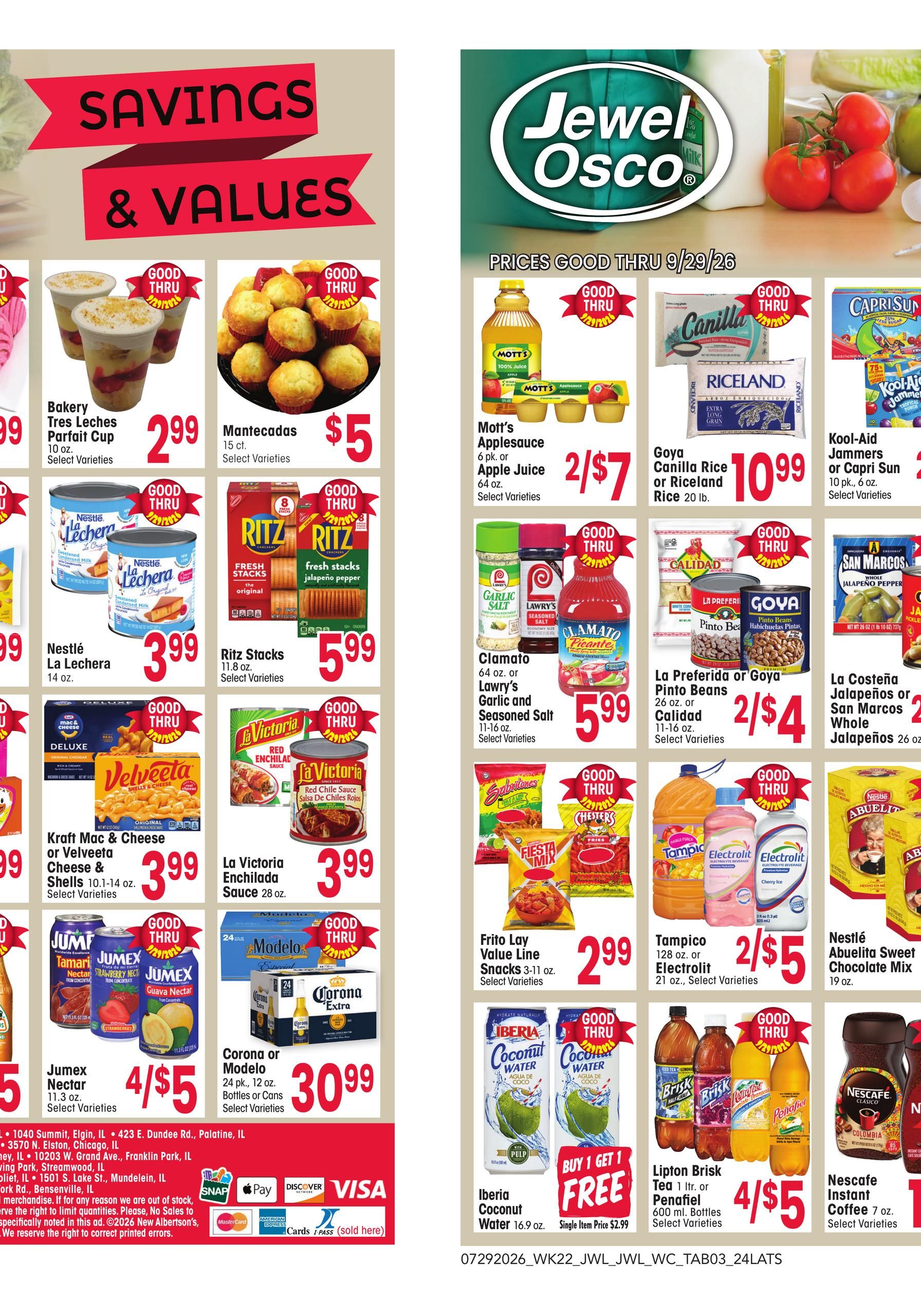 Jewel-Osco Specialty Publication July 29 - September 29, 2026 page 3