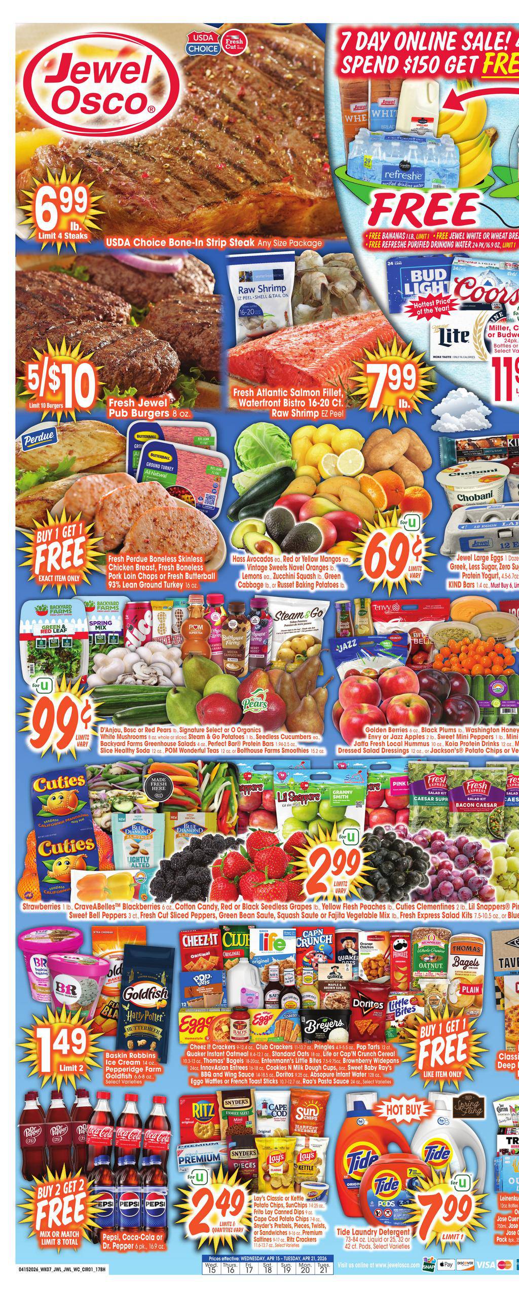 Jewel-Osco Weekly Ad April 15 - 21, 2026 | WeeklyAds2