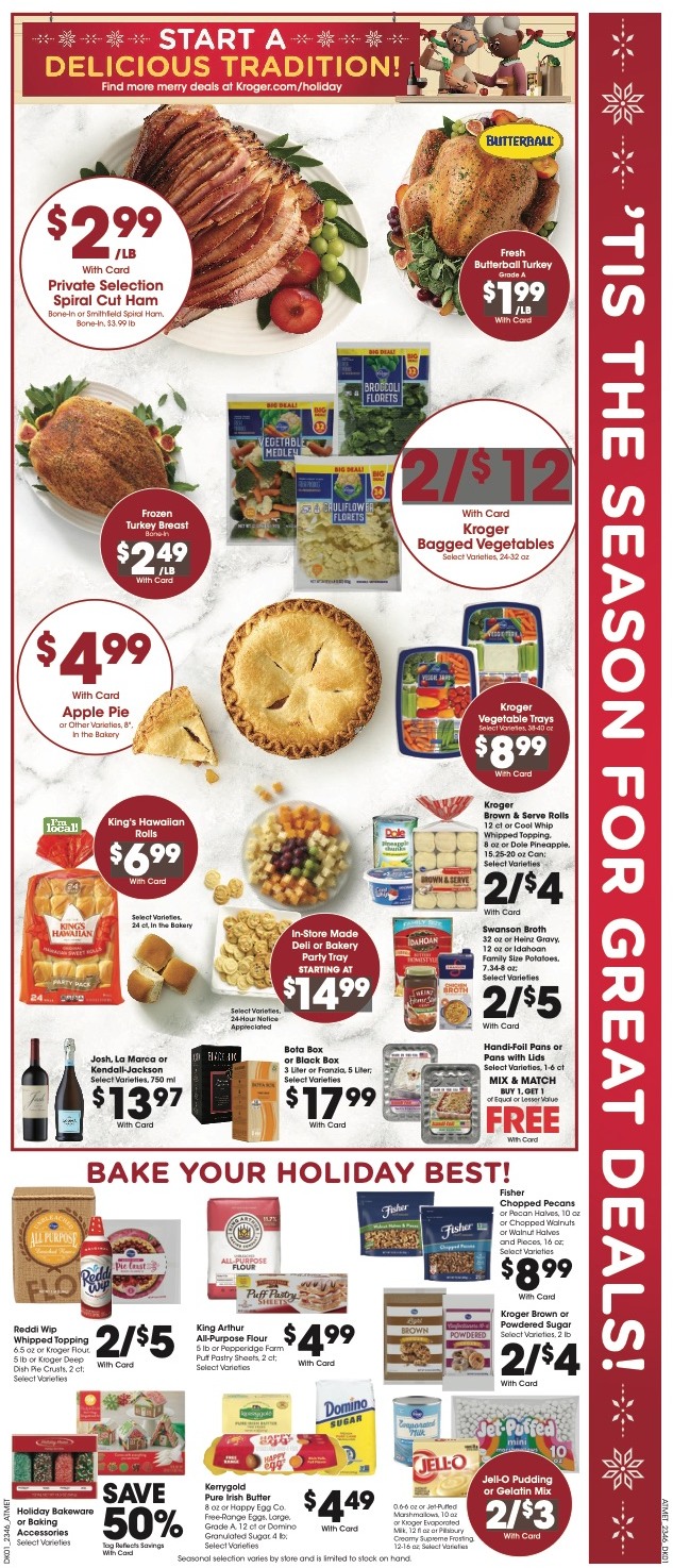 Kroger Weekly Ad Christmas Dec 13 - 19, 2023 page 4